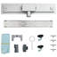  Shower Drain Height Adjustable Stainless Steel 304 Modern Rectangular