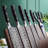 Henckels Damascus 7-pc Ashwood Magnetic Easel block Set