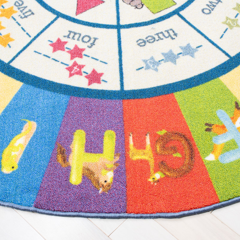 Donoho 200 Performance Machine Washable Rug, Round 5'