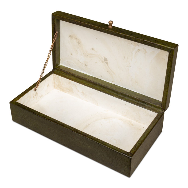 Gatsburg Handmade Decorative Box, Green