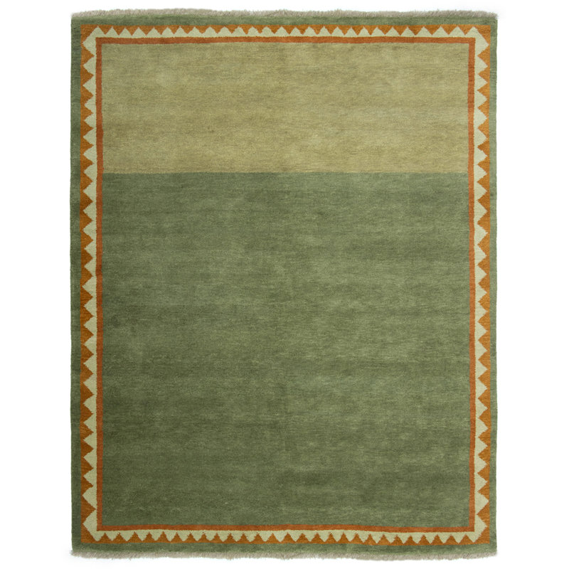 Caden Hand-knotted Wool Rug, Rectangle 8' x 10'