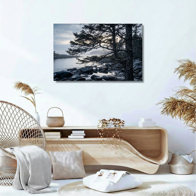 «Coastal Forest», reproduction d'art sur toile, ensemble de 1, H 20 po x l 30 po, Toile tendue