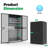 Outdoor Storage Cabinet Shed Waterproof With Shelves-348682592