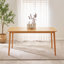 Drea Wooden Dining Table Set with 6 Soild Wood Dining Chairs - Traditional Farmhouse Kitchen Style-1206815051