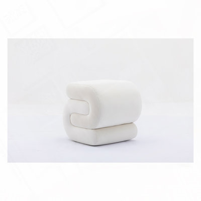 S-shape Ottoman Makeup Stool Footstool