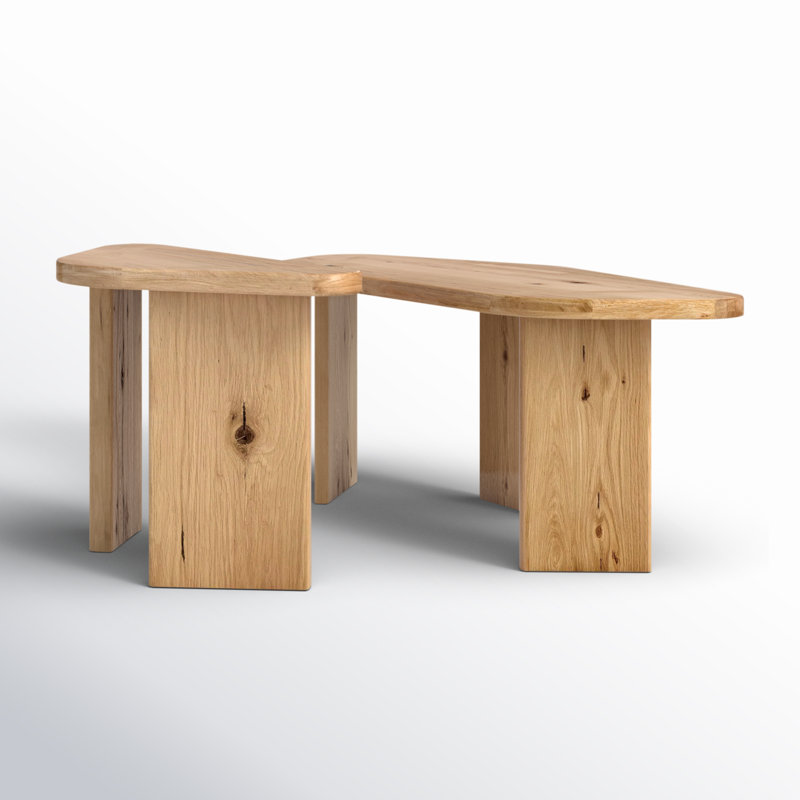 Elverta Solid Wood Nesting Coffee Table