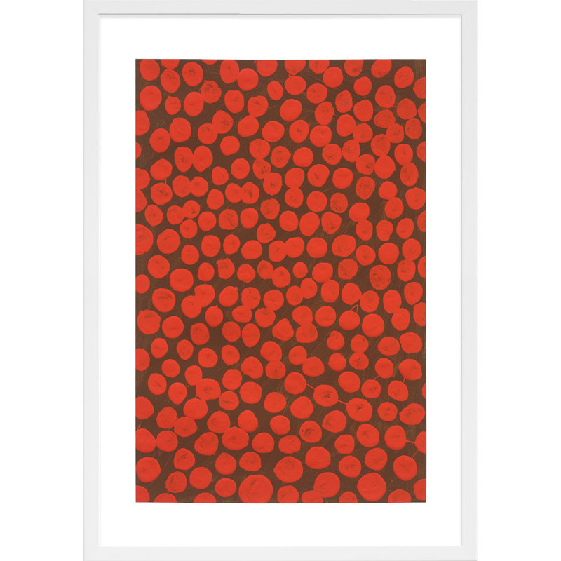 Navi Salsa on Brown par Michela Sorrentino - Peinture, Blanc, H 38 po x l 26,5 po x P 1,25 po