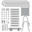 8 - Step Plastic Folding Step Ladder