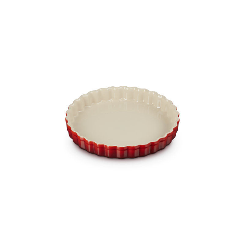 Le Creuset Stoneware Tart Dish, Cerise, 9"