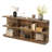 69" Rustic Brown Storage Console Table For Entryway