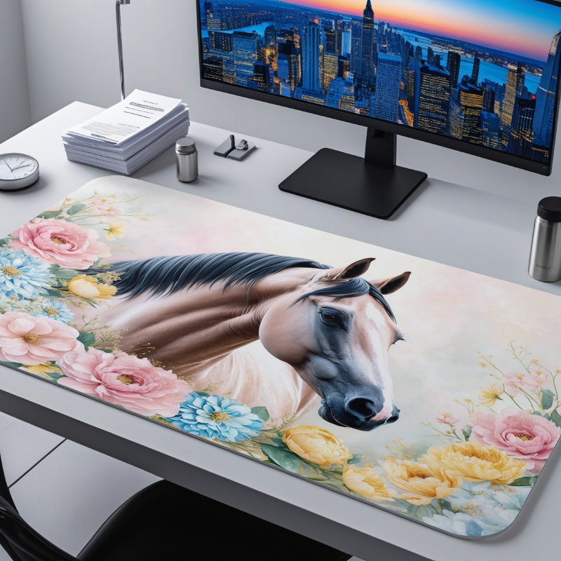 Polyester Desk Pad, 23.6x13.8