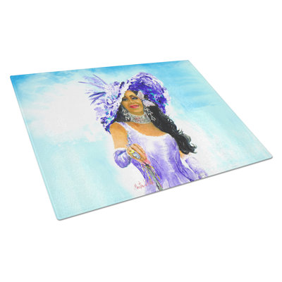 Easter Parade Glass Cutting Board