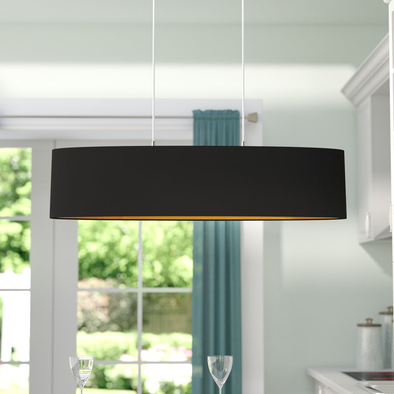 Newville 2 - Light Kitchen Island Pendant, Black/Gold