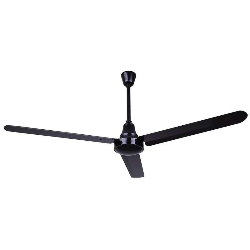 Ventilateur industriel DC résistant aux intempéries, Noir, 60"