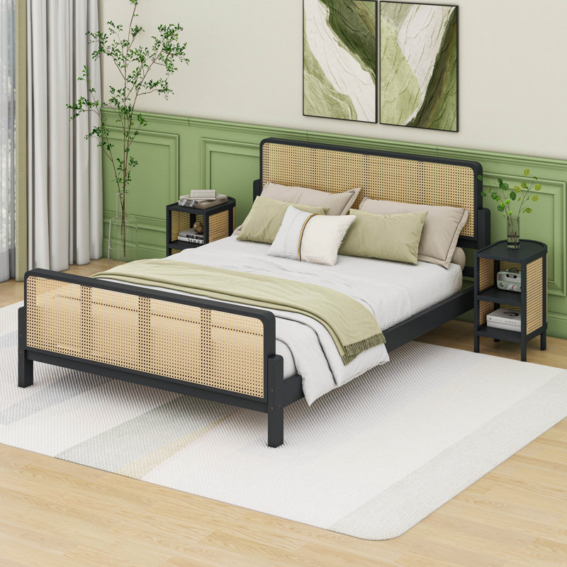 Ensemble de chambre à coucher 3 pièces Janyce, Espresso