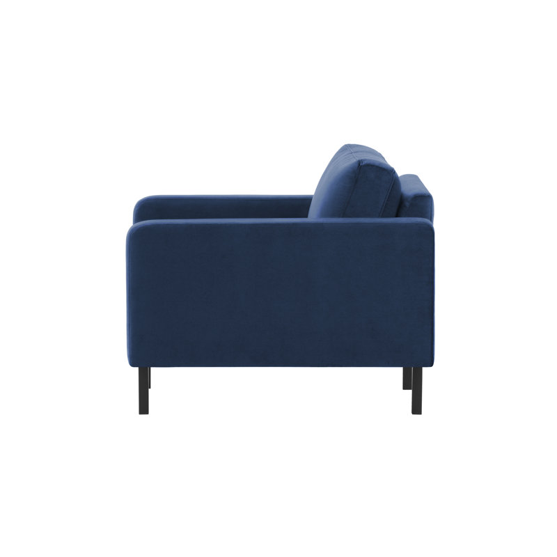 Jacquoline Upholstered Armchair, Navy