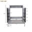 Lit escamotable Dannen avec lumières DEL et tablettes réglables-995764983-990475736