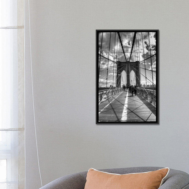 «Brooklyn Bridge II (New York City)» par Christopher Bliss, reproduction de photo sur toile, H 26 po x l 18 po x P 1,5 po