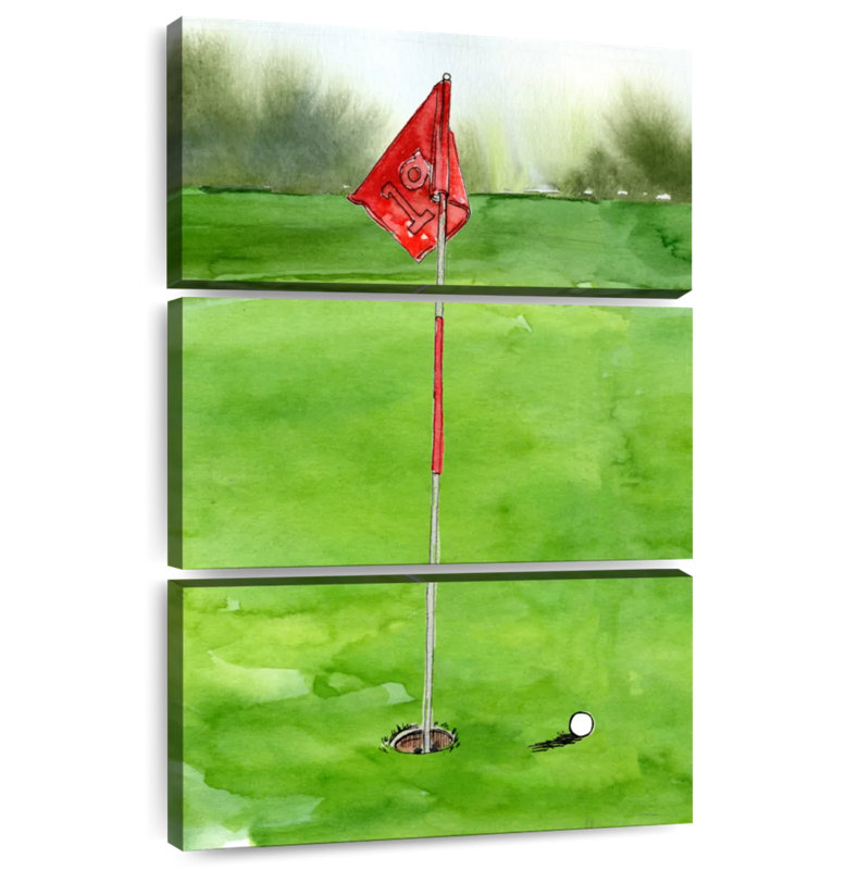 Tee Off Time I, 32" H x 20" W