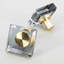 1 3/16" Square Clear Glass Knob-454126629