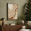 Flowing Earth Abstract 1 Piece Wrapped Canvas Wall Art-785298417-785298423