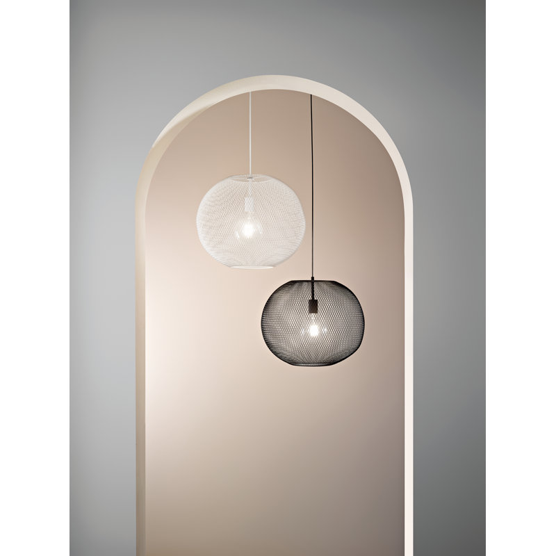 Keira 1 - Light Sphere Pendant, White