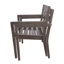 Table et chaises de salle à manger d'extérieur en bois d'acacia convenant au patio, au balcon ou à la cour arrière-535146390