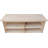 Solid Parawood TV Stand With Customizable Finish, Easy Assembly, And Ample Storage Space