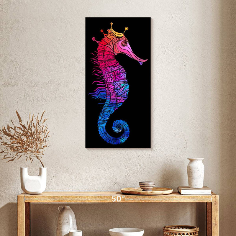 Seahorse Colors, 36" H x 18" W