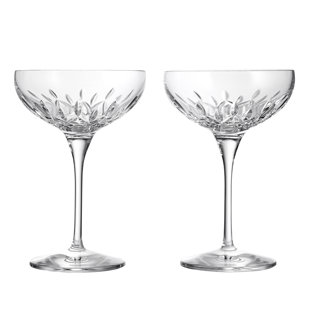 Contemporary Waterford Crystal Lucerne Pattern Wine Glasses- Set