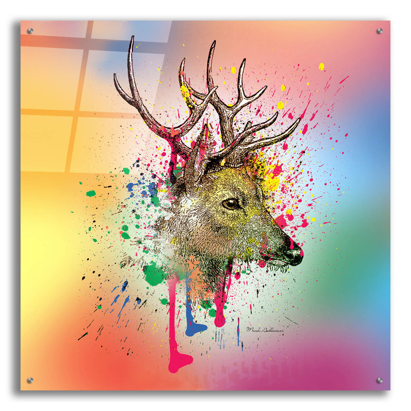 " Deer 6 " Print, 36" H x 36" W x 0.2" D