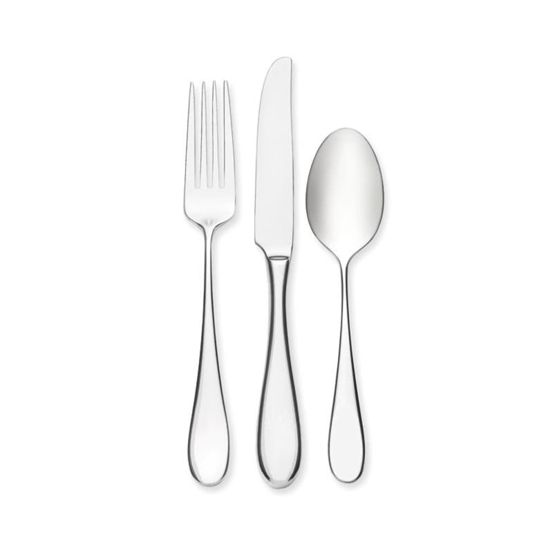 Latitude Run® CE9D68E2989E43A8BF8F6D31C52AB40D Manvik Dinner Fork, 18/10 Stainless Steel, Set Of 12