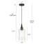1-Light Dimmable Single Pendant