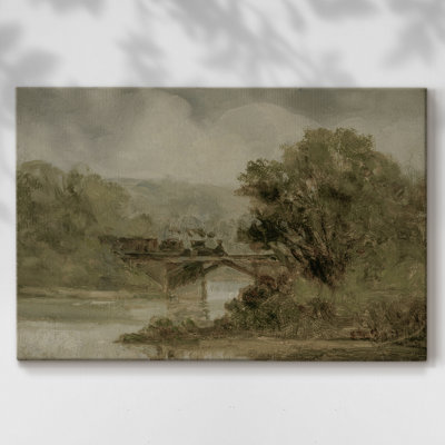Paysages rétro-DCCXII -Galerie enveloppée Cavas