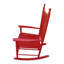 Chaise berçante en bois-309194450