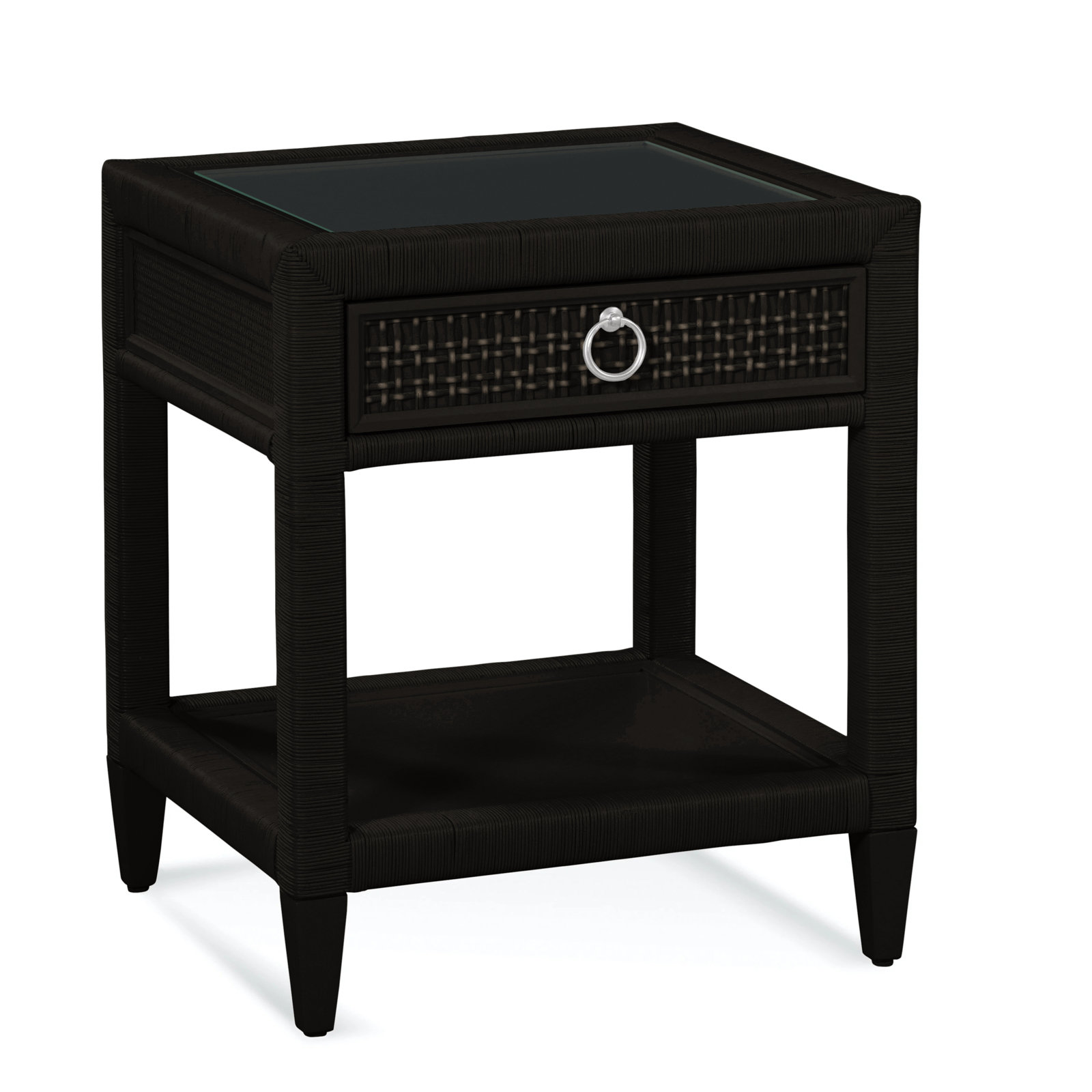 Monterey Nightstand, Sea Glass, Yes, Brass