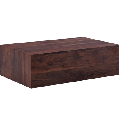 Walnut Wood Grain Living Room Furniture, 39.3*23.6*12 Inch Coffee Table - Stylish Choice In Design, Adds Charm To
