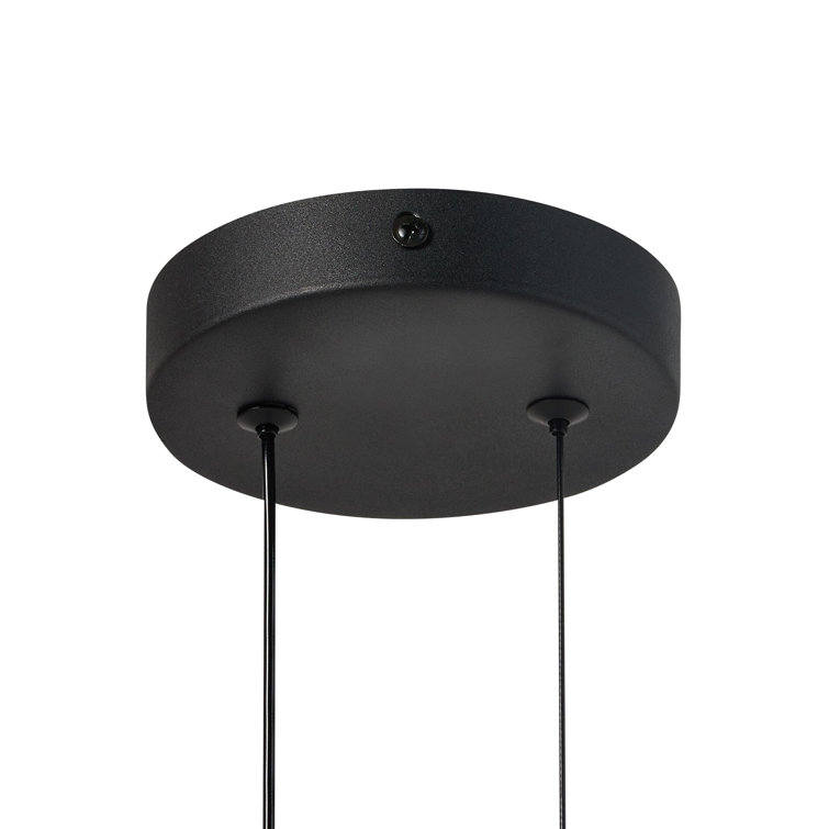 Cladeus 2 - Light Matte Black LED Geometric Pendant