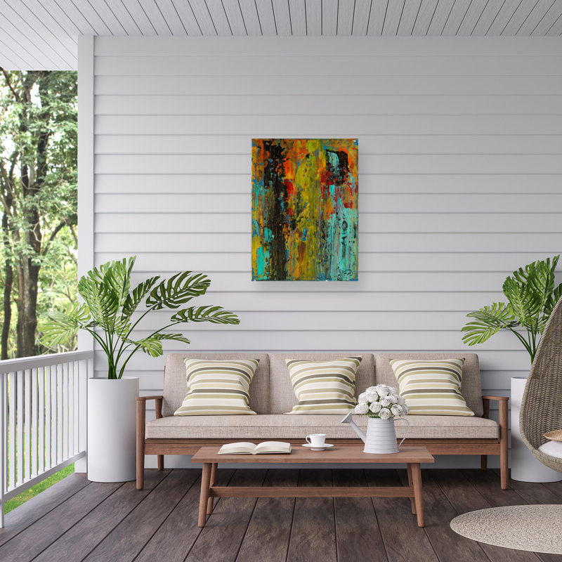 Canvas Abstract Wall Decor, 32" H x 24" W
