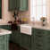 Oslo 23.8" L x 16" W Ceramic Farmhouse Kitchen Sink with Basket Strainer and Bottom Grid