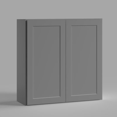 Armoire de cuisine murale avec tablettes réglables l 36 po x H 36 po x P 12 po