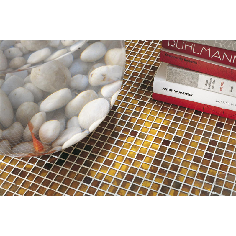 Kelp 5/8" x 5/8" Glass Mosaic