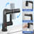 Mate Black Single Hole Bathroom Faucet With Pull-Out Sprayer And Temperature Display-123298107