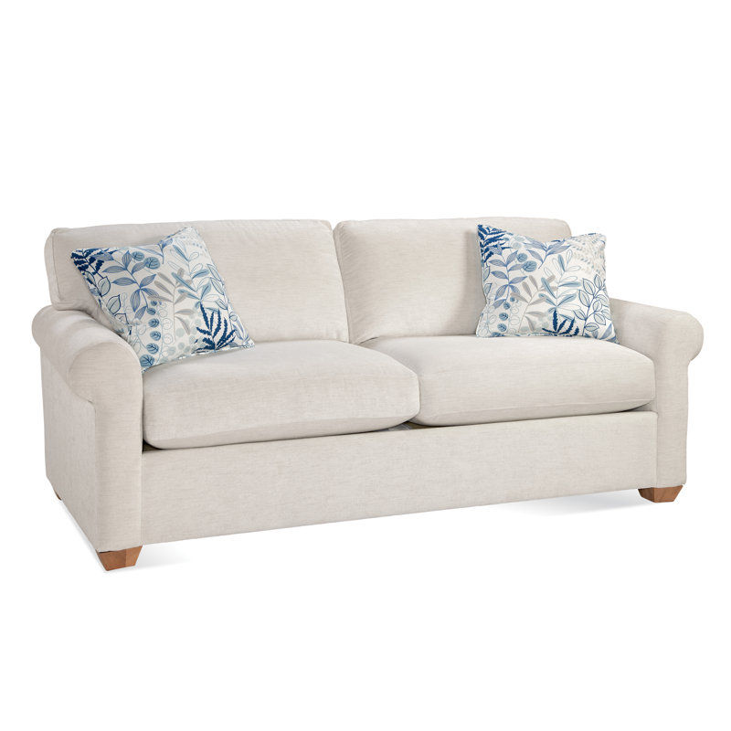Bedford Full Sleeper Loveseat, Green Performance Fabric;0851-54, Honey, Gel Memory Foam Mattress