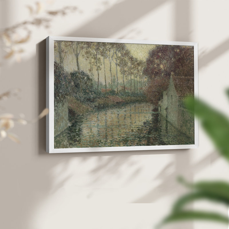 Paysages rétro-CCLxxi-reproduction encadrée, H 8 po x l 10 po, Blanc