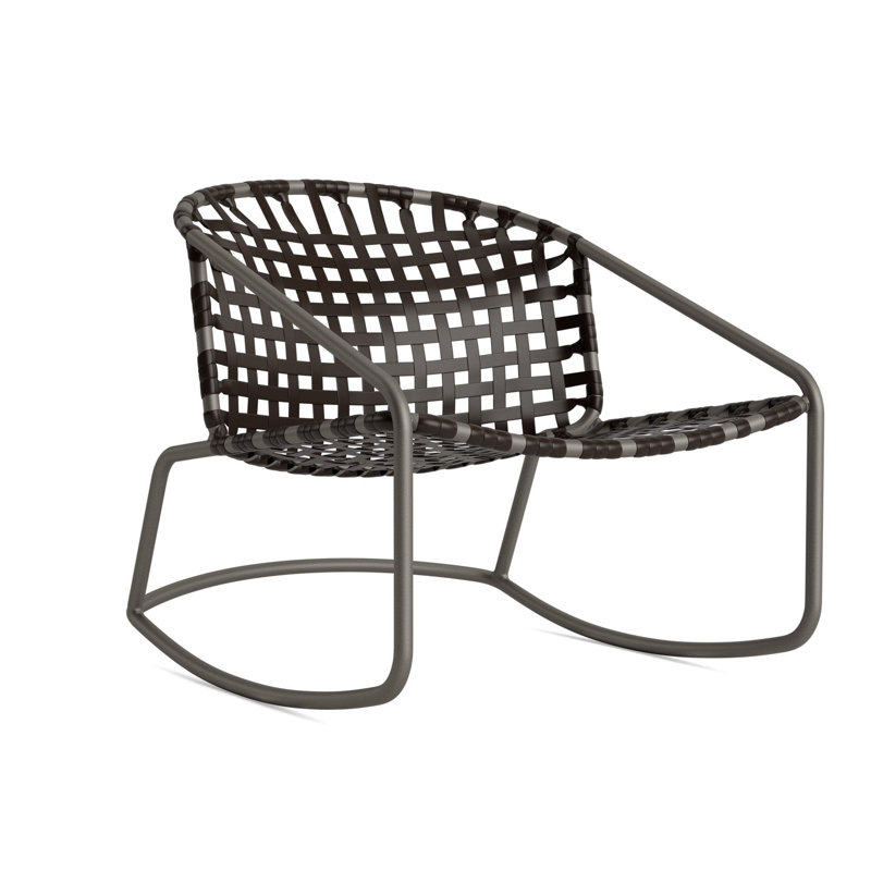 Kantan Outdoor Lounge Chair, Mica/Coffee