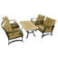 Hampton 120x66cm COFFEE Table with 4 WINDSOR DELUXE LOUNGE Chair