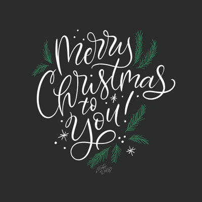 " Modern Merry Christmas To You " by MakeWells