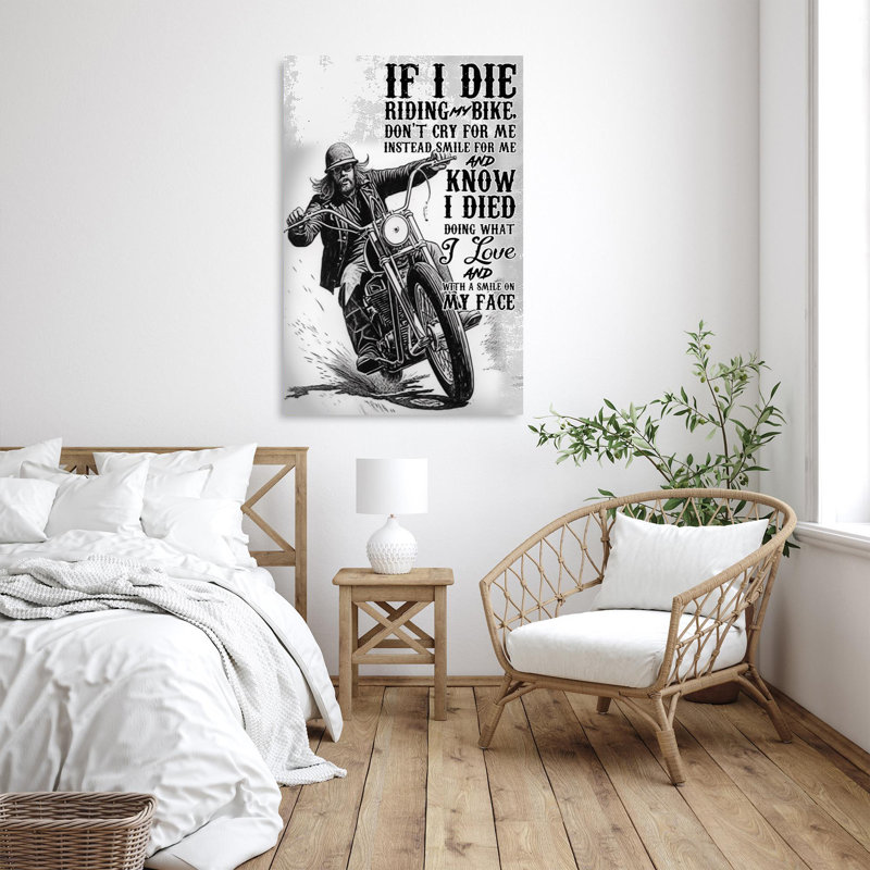 Ino Ino Si je meurs à vélo, H 14 po x l 11 po x P 1,25 po