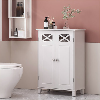 Armoire de rangement pour salle de bain 2 portes